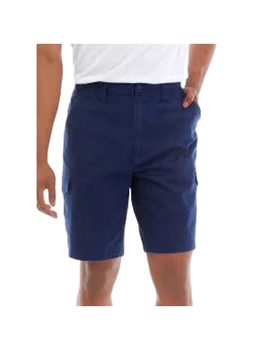Men's Navy Cargo Shorts Sz 34